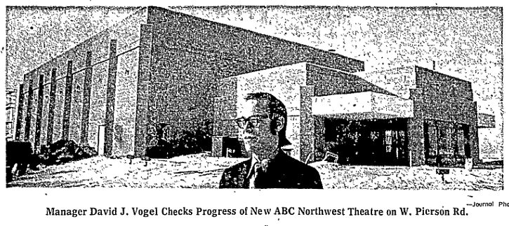Northwest Theatre - 1972 NEWS PHOTO OF THEATER (newer photo)
